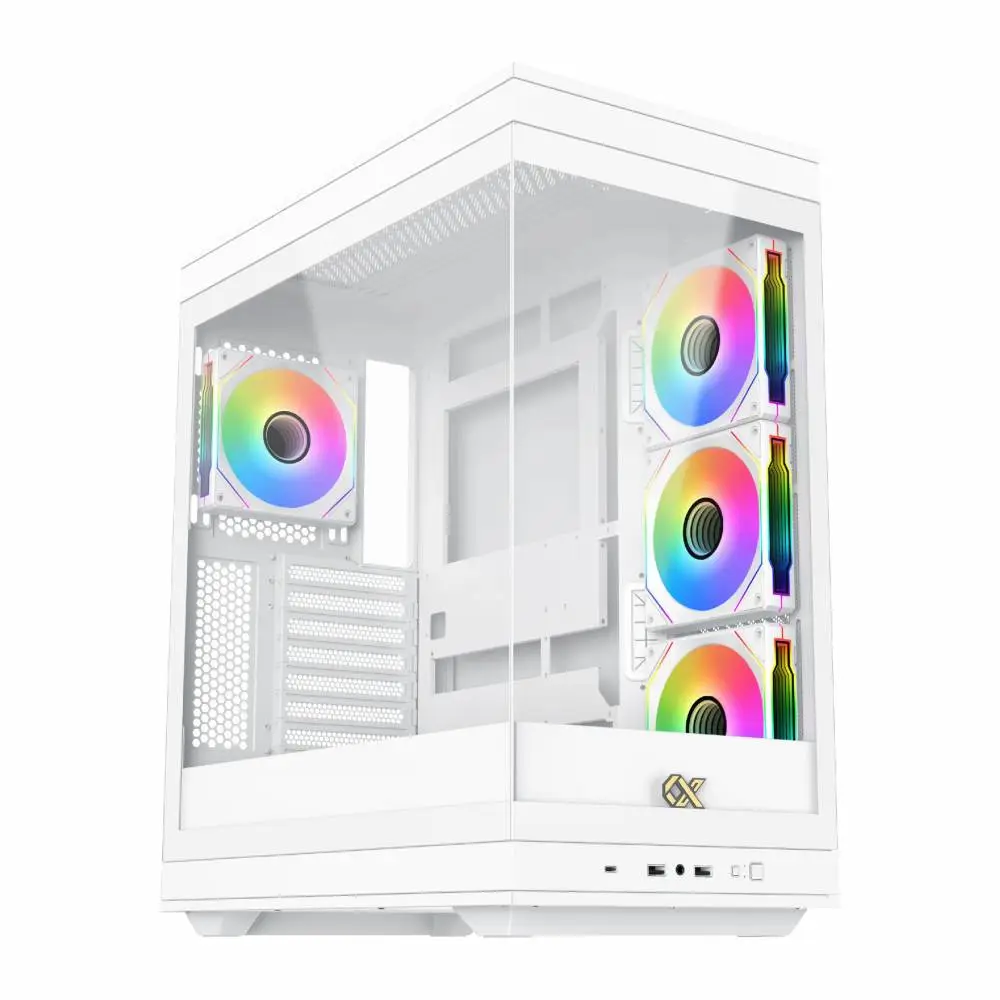 Кутия Xigmatek Meta Arctic Case EATX 4 x 120 mm ARGB fans - EN45073