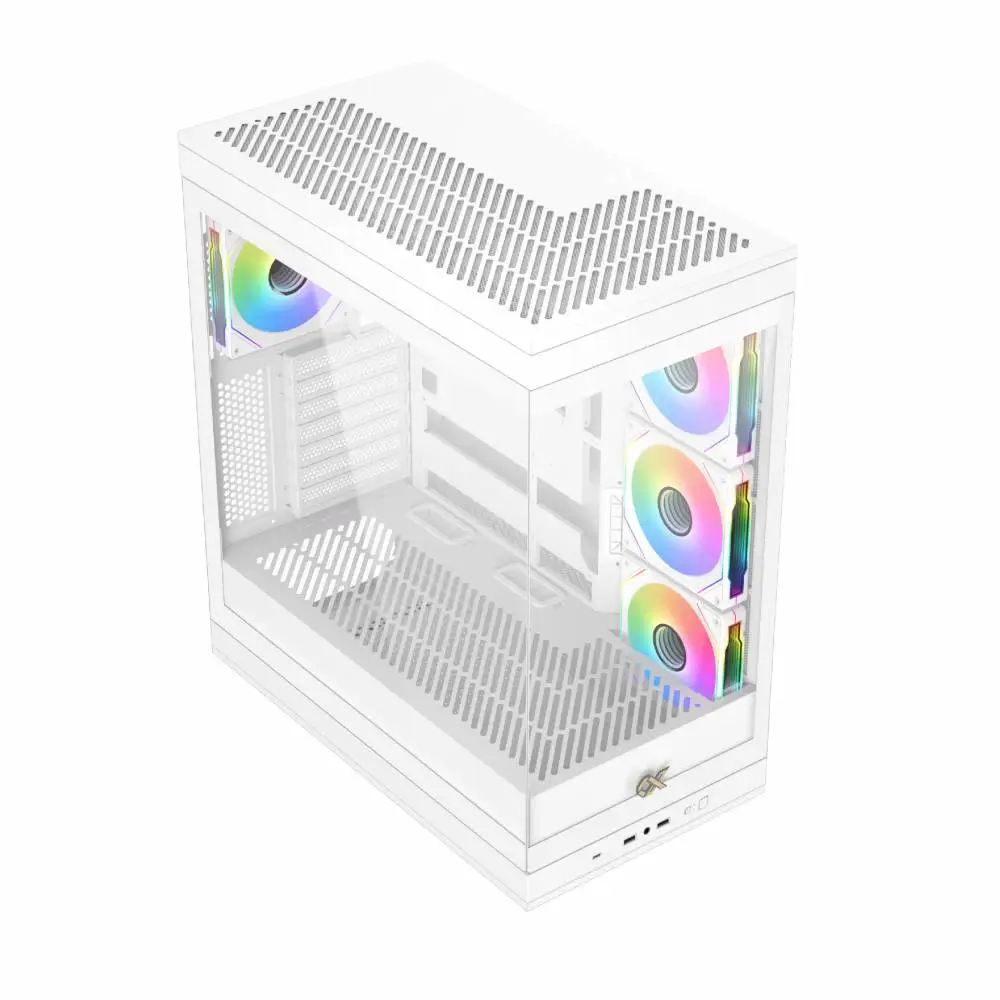 Кутия Xigmatek Meta Arctic Case EATX 4 x 120 mm ARGB fans - EN45073