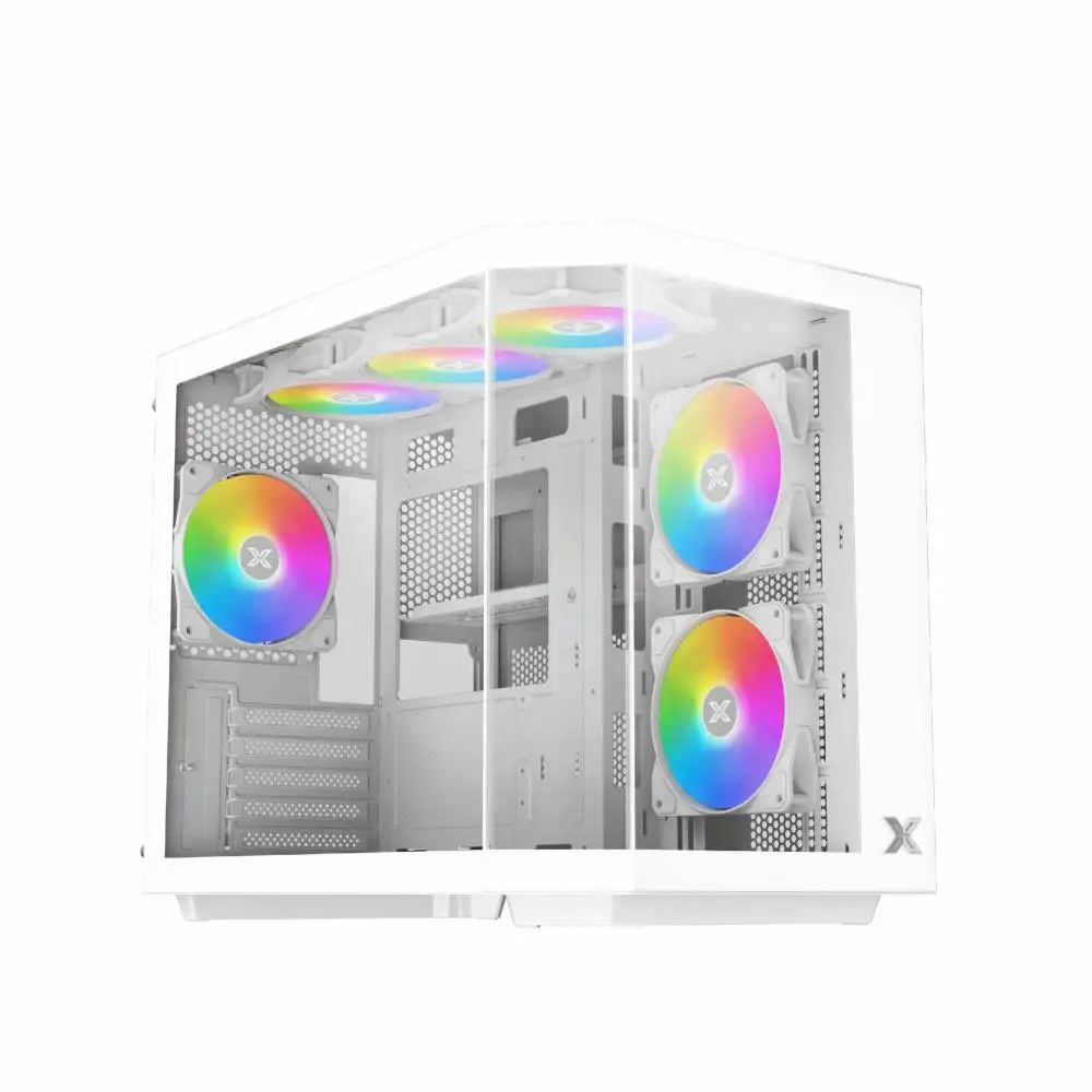Кутия Xigmatek Cubi M Arctic Case mATX 6 ARGB Fans - EN42805