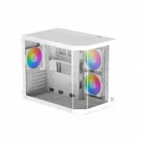 Кутия Xigmatek Cubi M Arctic Case mATX 6 ARGB Fans - EN42805