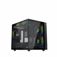 Кутия Xigmatek Aqua M Lite Case mATX 5 ARGB Fans - EN44410 