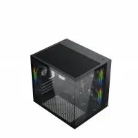 Кутия Xigmatek Aqua M Lite Case mATX 5 ARGB Fans - EN44410 