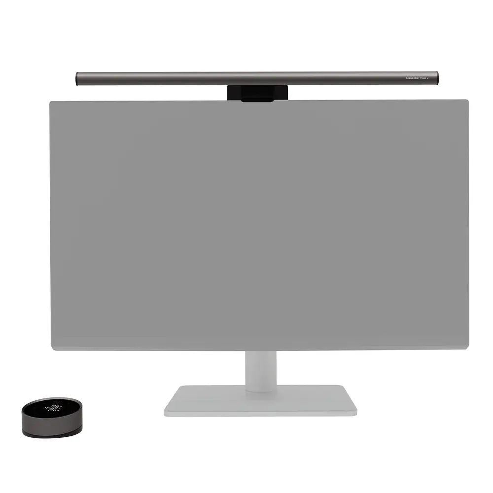 Лампа за четене за монитор BenQ ScreenBar Halo 2 - Черно