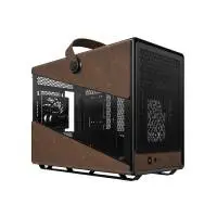 Кутия Montech Heritage PRO Black USB-C, Leather, 4 x 120 mm Fans