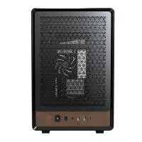 Кутия Montech Heritage PRO Black USB-C, Leather, 4 x 120 mm Fans