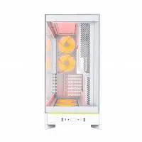 Кутия Montech HS02 PRO (W) Case ATX 5 x 120 mm ARGB Fans, USB-C, Black