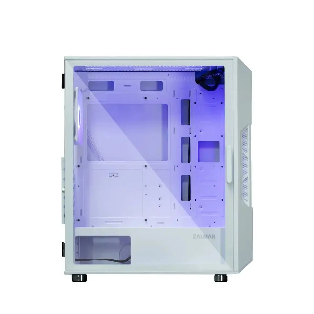 Кутия Zalman i3 NEO ARGB White Case ATX Mesh, aRGB, Tempered Glass