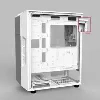 Кутия Zalman i3 NEO ARGB White Case ATX Mesh, aRGB, Tempered Glass