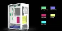 Кутия Zalman i3 NEO ARGB White Case ATX Mesh, aRGB, Tempered Glass