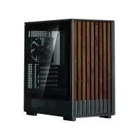 Кутия Zalman P10 NAMU BLACK Case mATX, Wood, USB-C