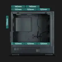 Кутия Zalman P10 NAMU BLACK Case mATX, Wood, USB-C