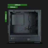 Кутия Zalman P10 NAMU BLACK Case mATX, Wood, USB-C