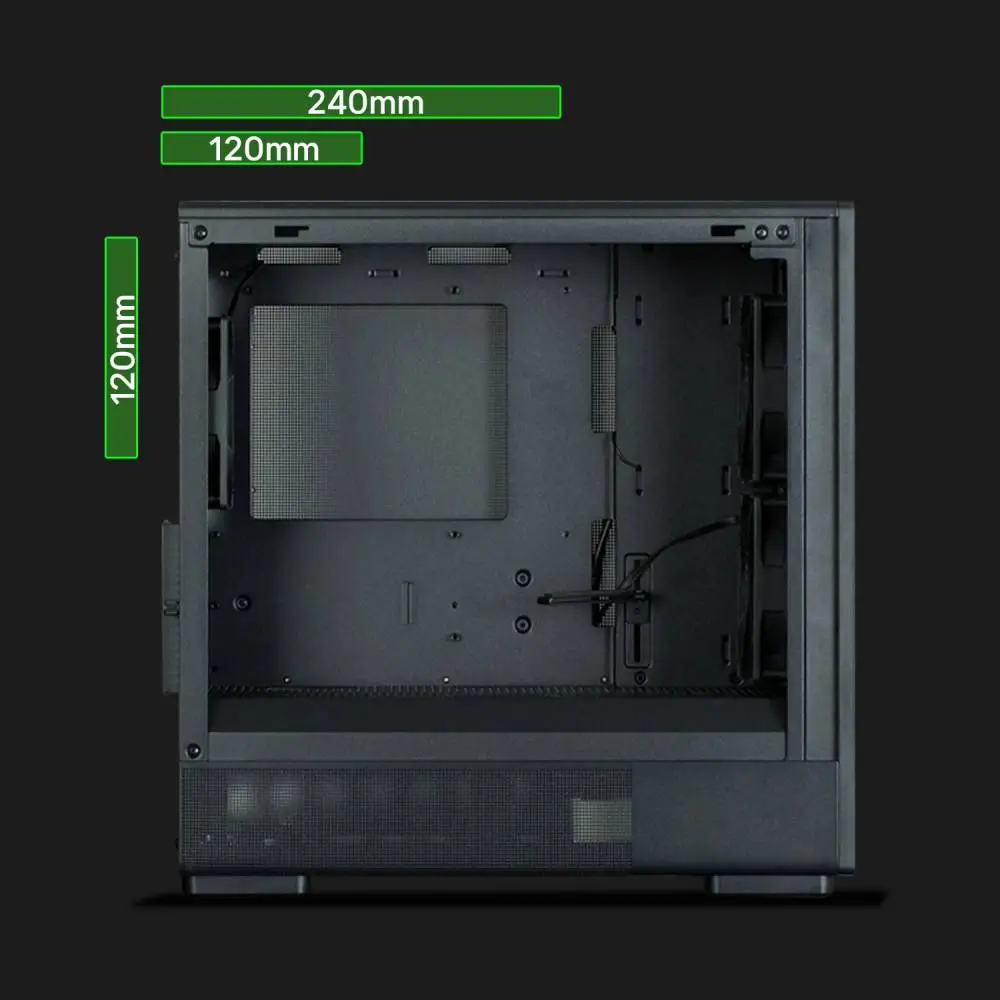 Кутия Zalman P10 NAMU BLACK Case mATX, Wood, USB-C