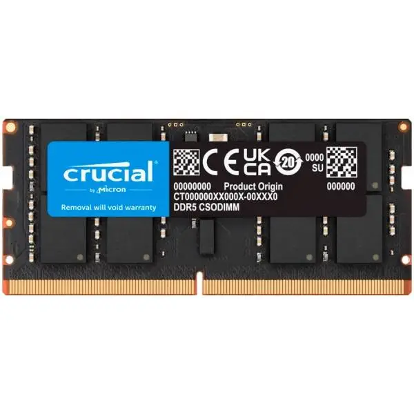 Памет Crucial Server 32GB DDR5 CSODIMM CL52 - CT32G64C52CS5
