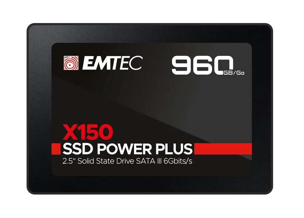 Диск SSD EMTEC X150 960GB 2.5" SATAIII 6Gb/s 3D NAND - ECSSD960GX150