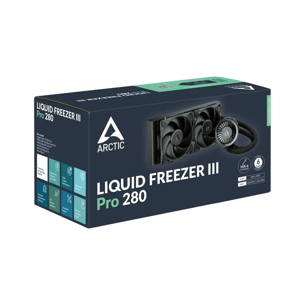 Водно охлаждане Arctic Liquid Freezer III Pro 280 Black - ACFRE00179A 