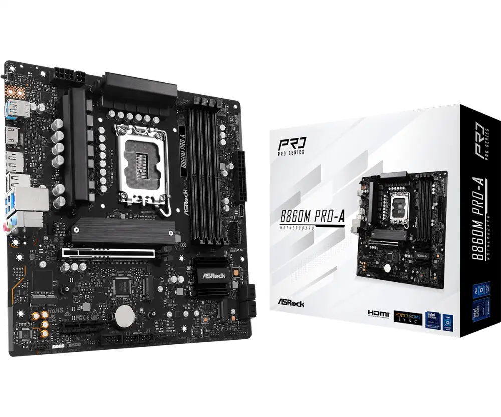 Дънна платка ASRock B860M PRO-A LGA1851