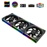 Вентилатори Thermalright TL-M12Q Fan Pack 3-in-1 3x120mm Infinity Mirror, Daisy-Chain, A-RGB