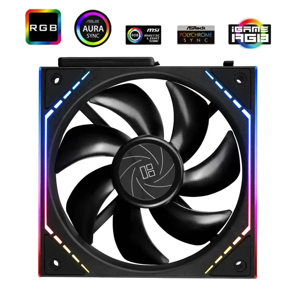 Вентилатори Thermalright TL-M12Q Fan Pack 3-in-1 3x120mm Infinity Mirror, Daisy-Chain, A-RGB