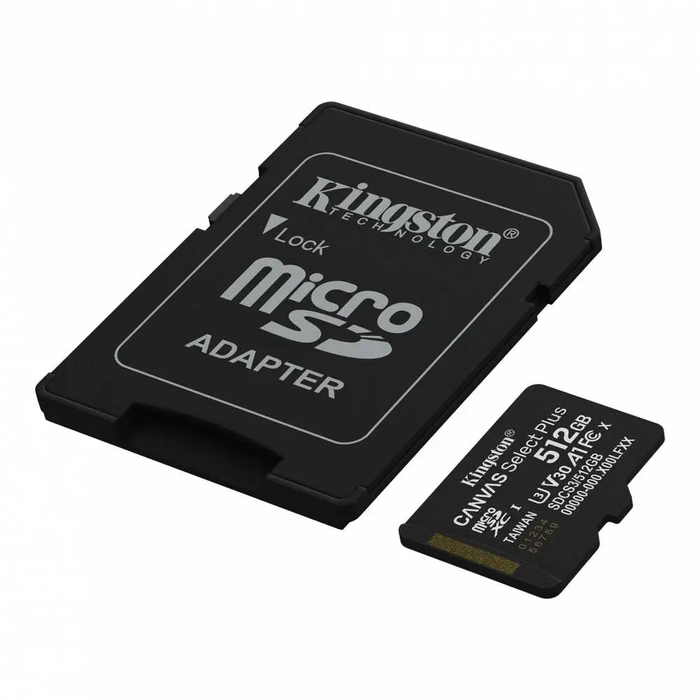 Карта памет Kingston Canvas Select Plus, microSDXC 512GB