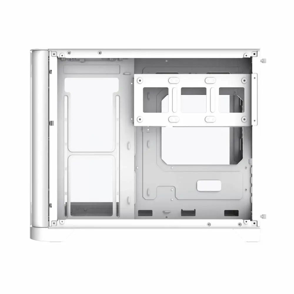 Кутия Gamemax HYPE-M White Case mATX 3 x 120 mm Addressable RGB fans