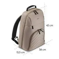 HAMA Раница за лаптоп "Premium Lightweight", до 41 см (16,2"), бежов