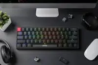 Геймърска механична клавиатура Marvo Saber 61 KG933G White - 61 keys, Red Switches [Linear]