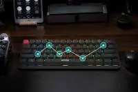 Геймърска механична клавиатура Marvo Saber 61 KG933G White - 61 keys, Red Switches [Linear]