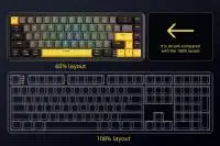 Геймърска клавиатура Marvo Magma M40 KG964 - 8K, Magnetic Switches [Tactile]