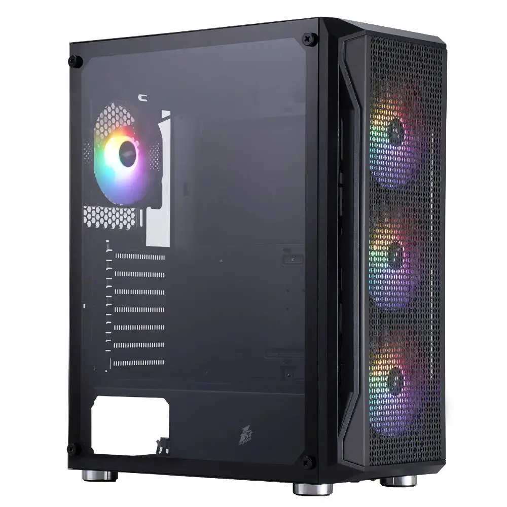 Кутия 1stPlayer Firebase X5 RGB v2 Case ATX 4 fans included