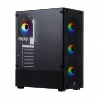 Кутия 1stPlayer Fire Dancing V2-A RGB v2 Case ATX 4 fans included