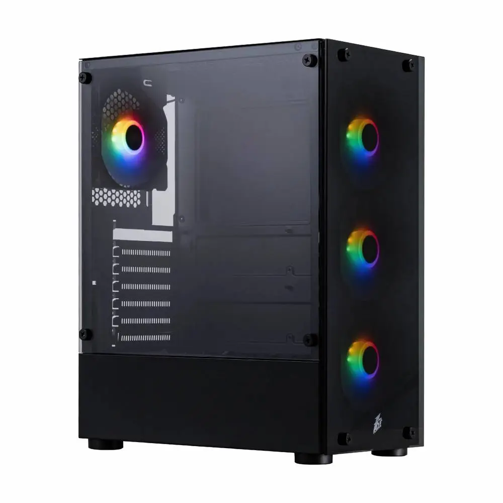 Кутия 1stPlayer Fire Dancing V2-A RGB v2 Case ATX 4 fans included