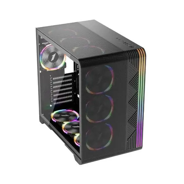 Кутия 1stPlayer VT7-BK USB-C Mesh ARGB Case ATX