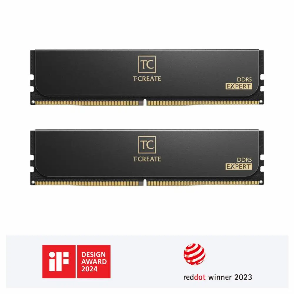 Памет Team Group T-CREATE EXPERT 32GB (2x16GB) DDR5 6000 CL30 EXPO/XMP - CTCED532G6000HC30DC01 