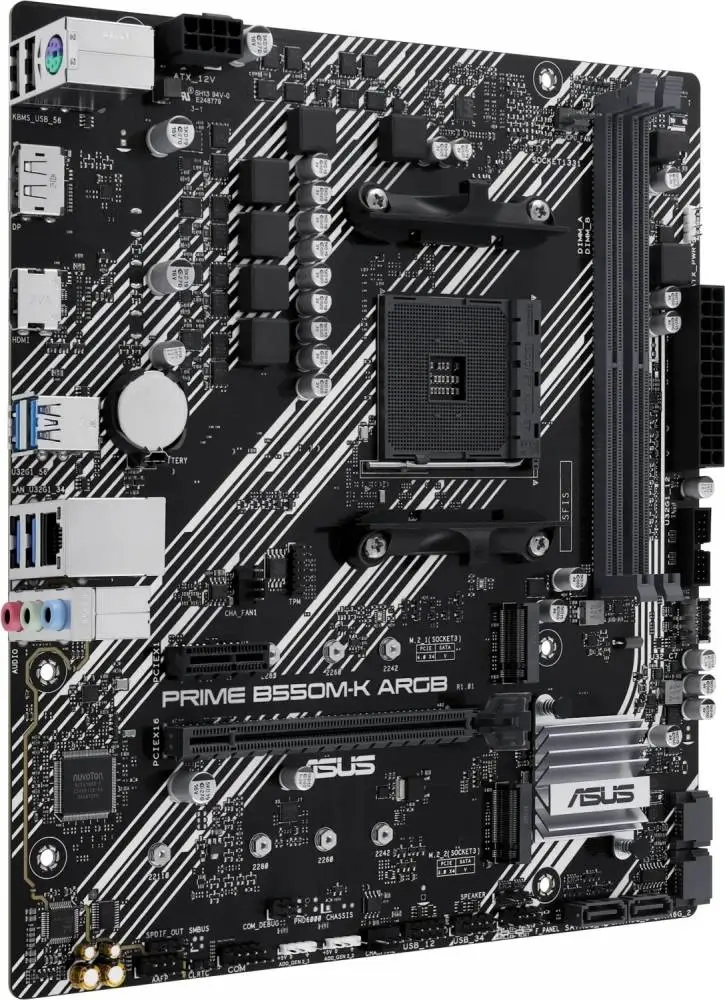 Дънна платка ASUS PRIME B550M-K ARGB AM4