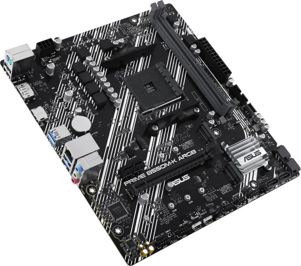 Дънна платка ASUS PRIME B550M-K ARGB AM4