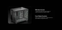 Кутия 1stPlayer VT6-BK Mesh ARGB Case mATX