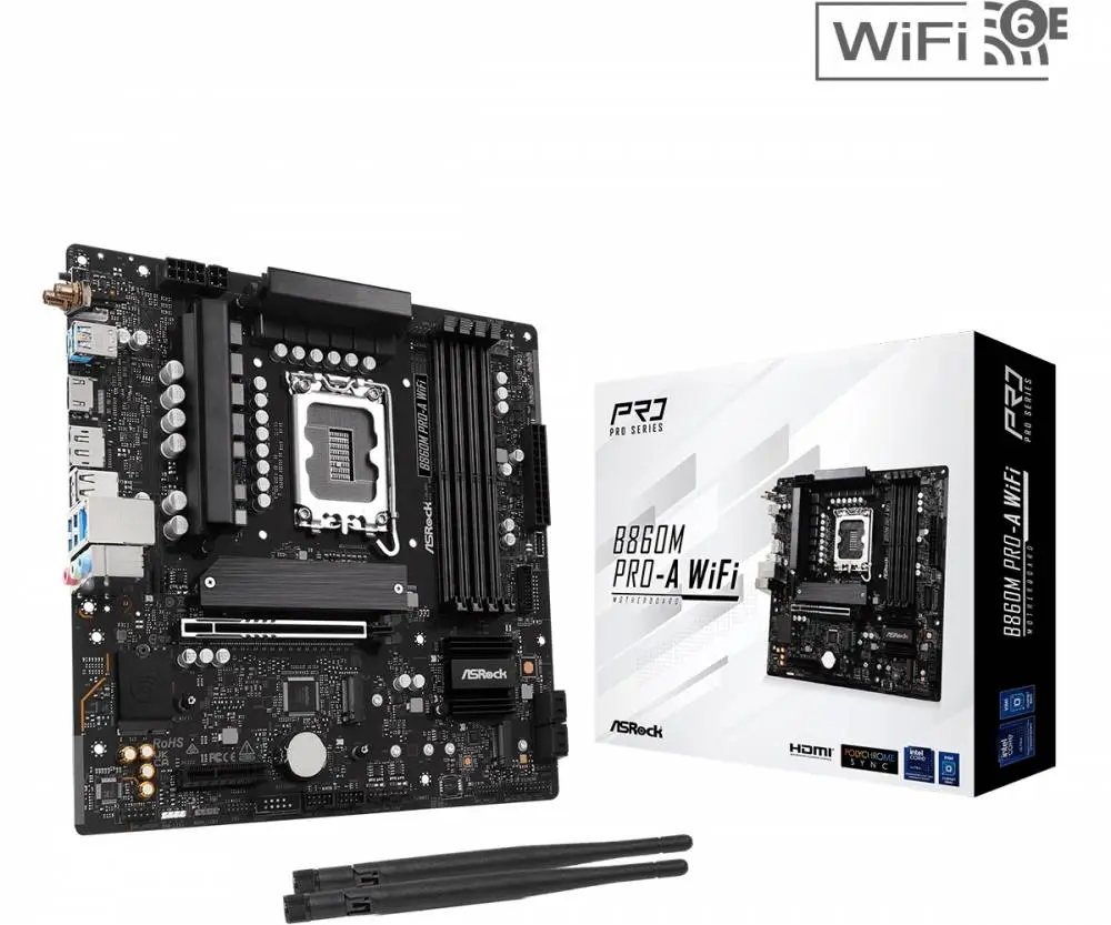 Дънан платка Asrock B860M PRO-A WIFI LGA1851