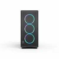 Кутия Fractal Epoch Black TG RGB Light - FD-C-EPO1A-05