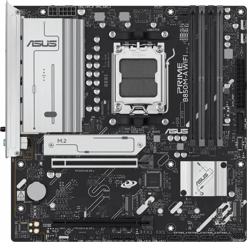 Дънна платка ASUS PRIME B850M-A WIFI DDR5