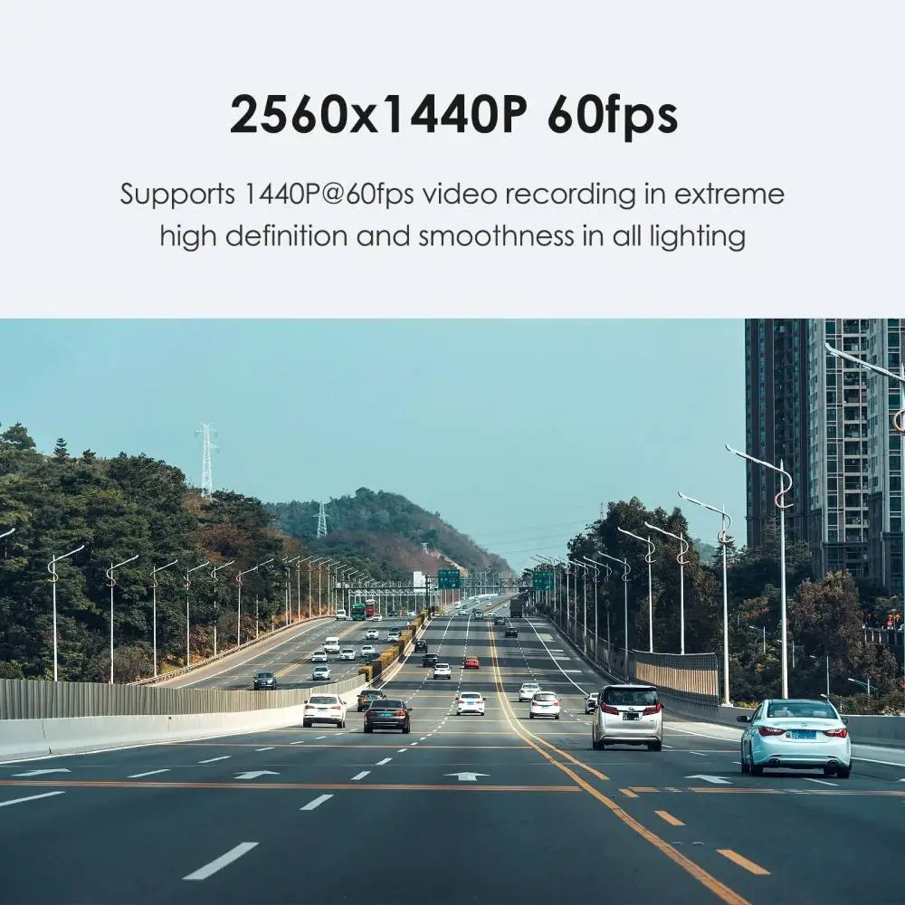 VIOFO Видеорегистратор Dash Cam A119 V3-G - GPS Module, Quad HD+, HDR, Sony STARVIS