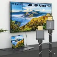 HAMA Кабел Ultra High Speed HDMI - HDMI, 8K, 5.0 м, сертифициран