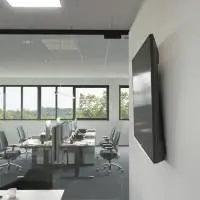 HAMA Стенна стойка за TV, 165 см (65") до 50 кг, защита от кражба