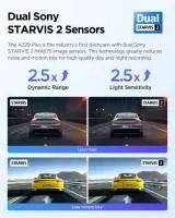 VIOFO Видеорегистратор Dash Cam A229 Plus 3 Channel - 2K, HDR, Sony STARVIS 2, GPS