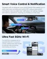VIOFO Видеорегистратор Dash Cam A229 Plus 2 Channel - 2K, HDR, Sony STARVIS 2, GPS