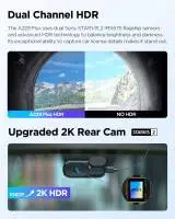 VIOFO Видеорегистратор Dash Cam A229 Plus 2 Channel - 2K, HDR, Sony STARVIS 2, GPS