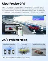 VIOFO Видеорегистратор Dash Cam A229 Plus 2 Channel - 2K, HDR, Sony STARVIS 2, GPS