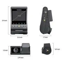 VIOFO Видеорегистратор Dash Cam A329S 2 Channel - 4K, HDR, Dual Sony STARVIS 2, GPS, Bluetooth, Wi-Fi 6