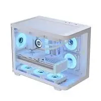 Кутия AeroCool P300C-G-WT-v1 Case mATX 3 x 120 mm Infinity Mirror A-RGB
