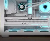 Кутия AeroCool P300C-G-WT-v1 Case mATX 3 x 120 mm Infinity Mirror A-RGB